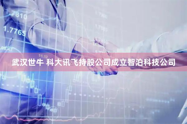 武汉世牛 科大讯飞持股公司成立智泊科技公司